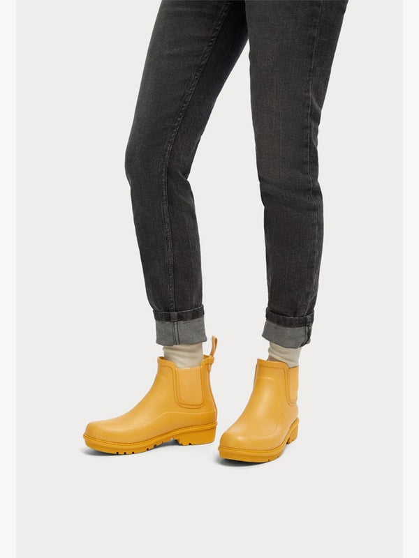 Wonderwelly Sunflower Chelsea Wellington Boots