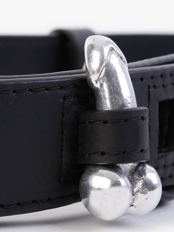 Gadget Black Leather Belt