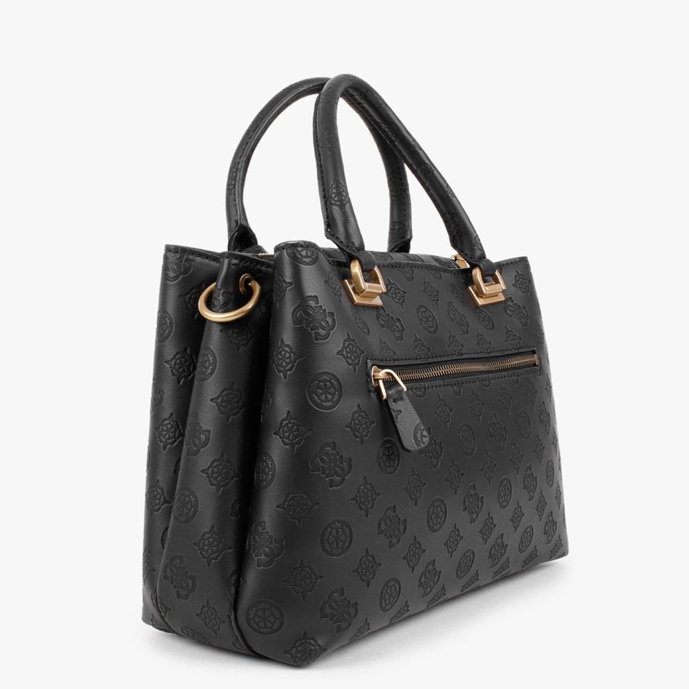 G Vibe Girlfriend Logo Strap Black Satchel Bag