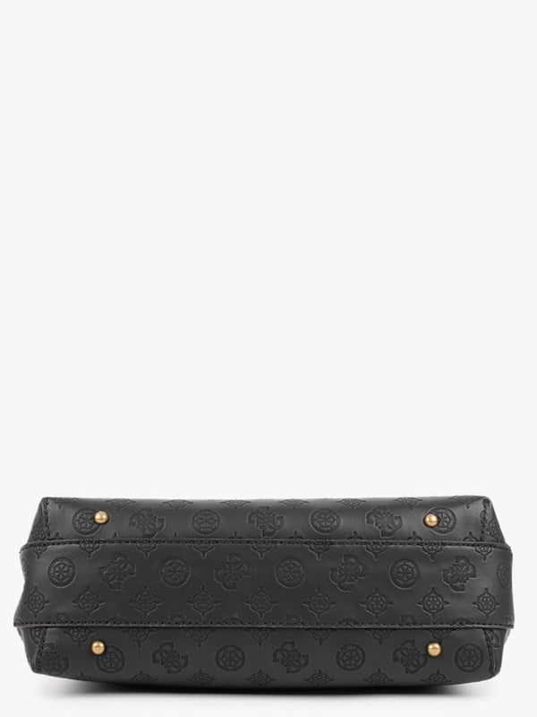 G Vibe Girlfriend Logo Strap Black Satchel Bag