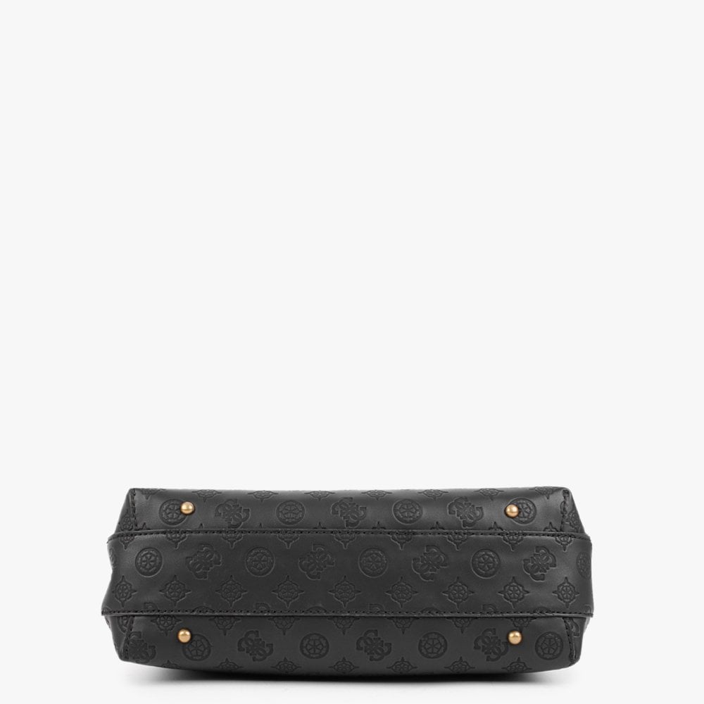 G Vibe Girlfriend Logo Strap Black Satchel Bag