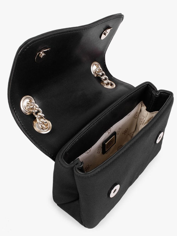 Virtual Mini Black Diamante Cross-Body Bag