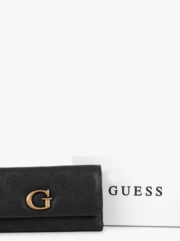 G Vibe Logo Stamp Black Trifold Wallet