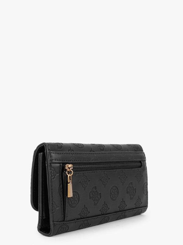G Vibe Logo Stamp Black Trifold Wallet