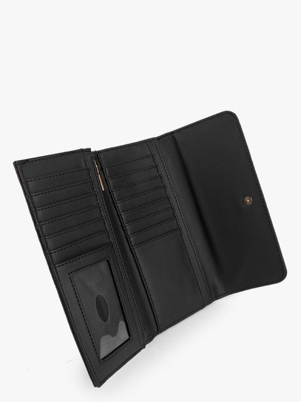 G Vibe Logo Stamp Black Trifold Wallet