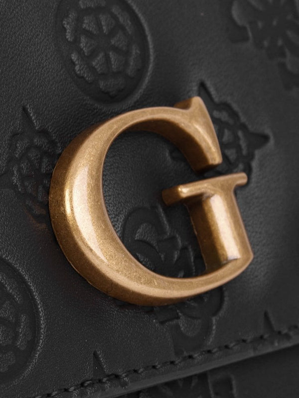 G Vibe Logo Stamp Black Trifold Wallet