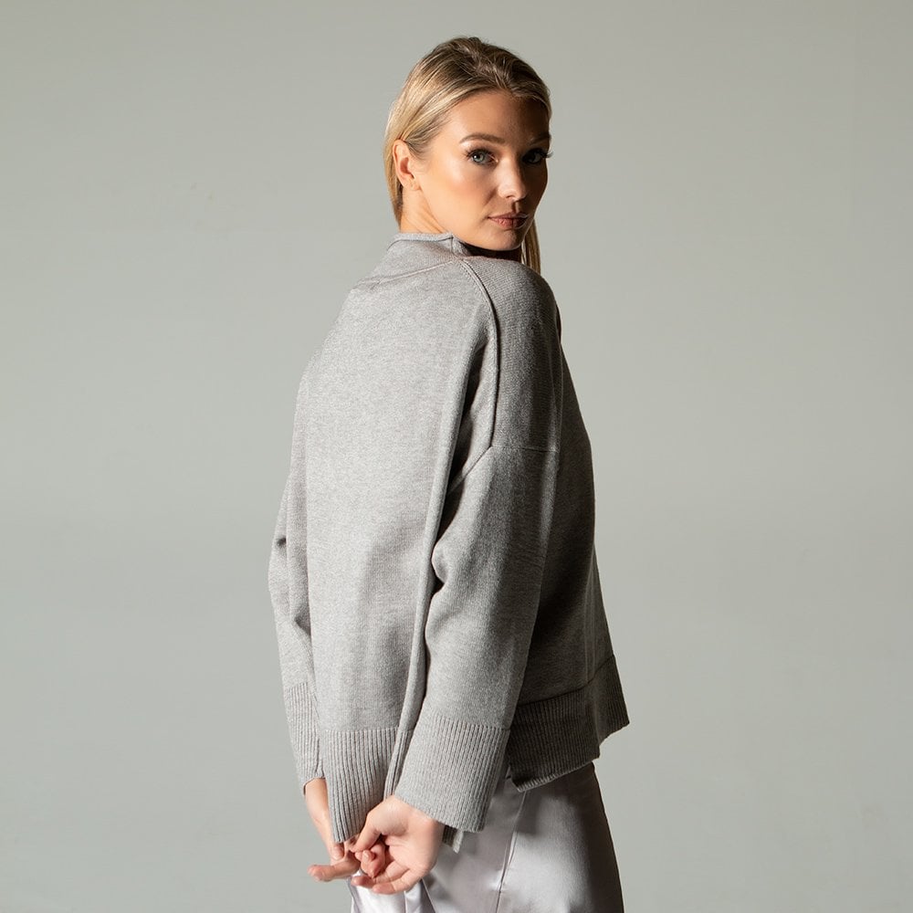Grey Knitted Jumper