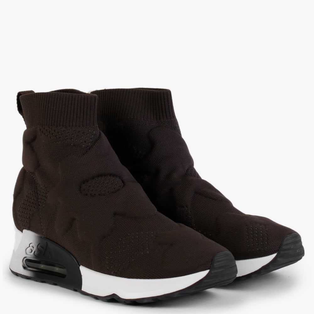 Lips Flower Military Recycled Knit Trainers