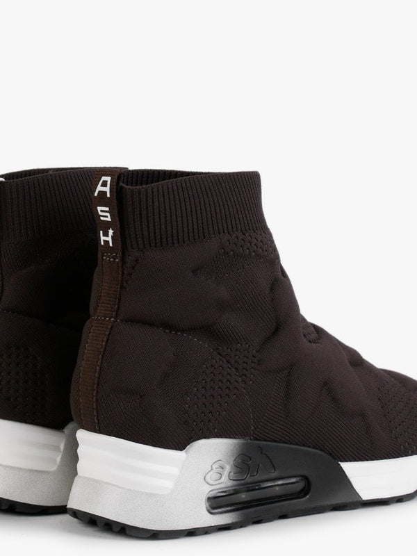 Lips Flower Military Recycled Knit Trainers
