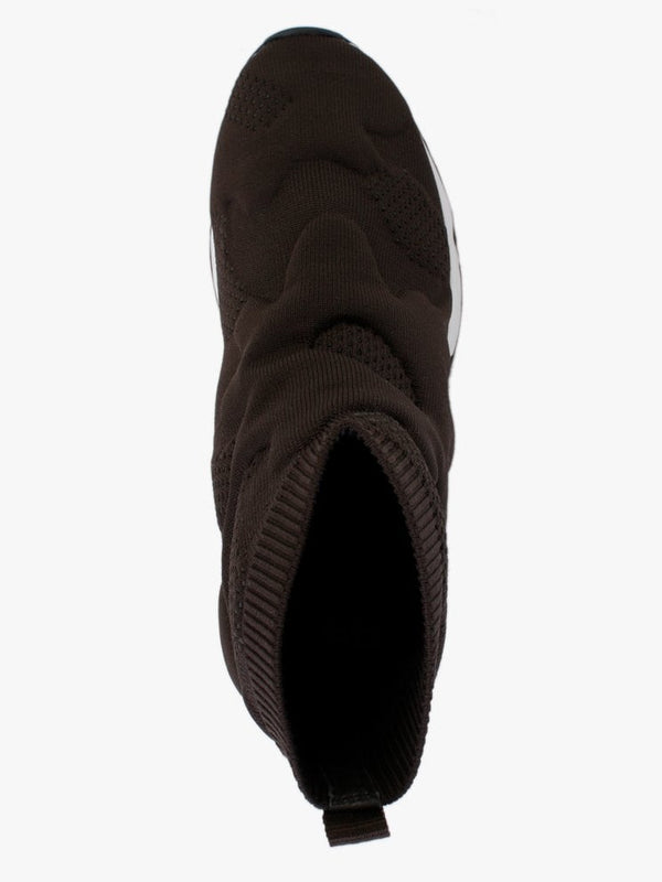 Lips Flower Military Recycled Knit Trainers