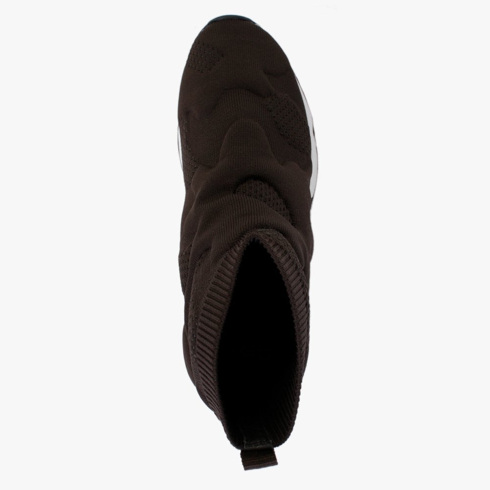 Lips Flower Military Recycled Knit Trainers