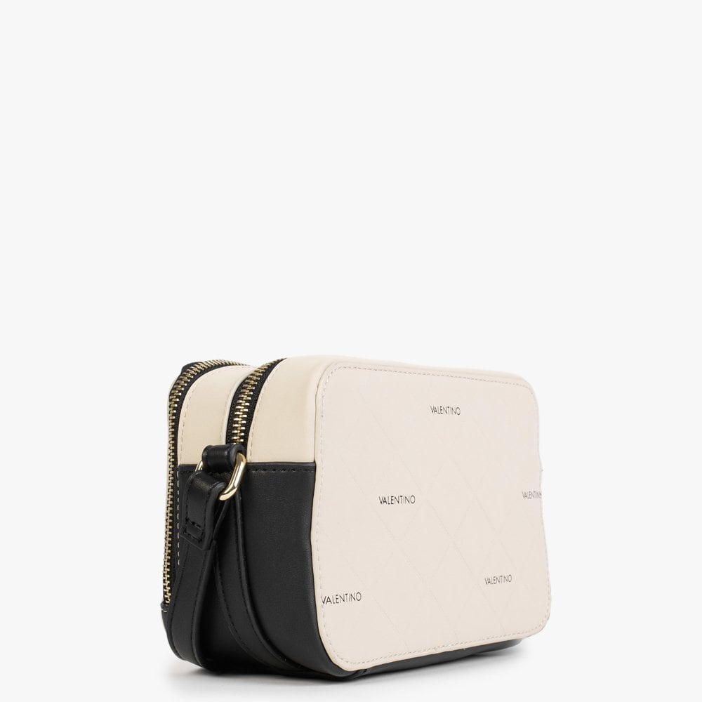 Paella Ecru Logo Cross-Body Bag