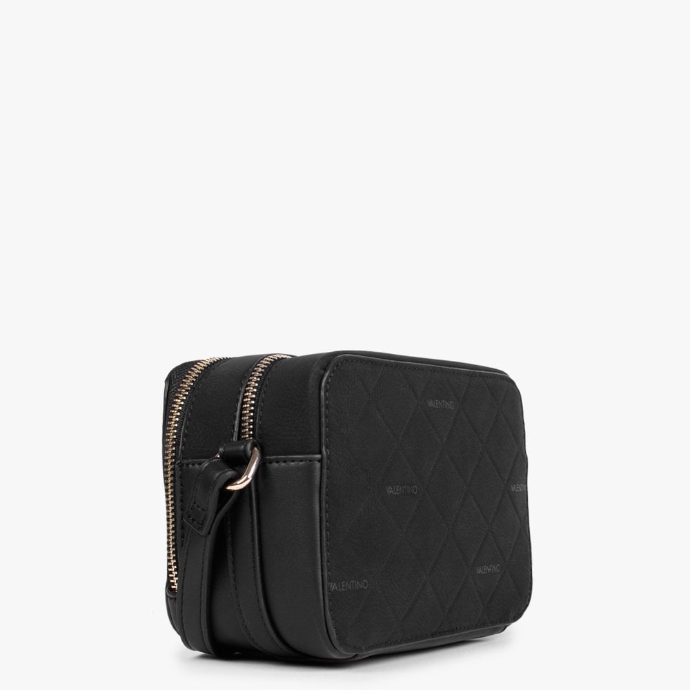 Paella Black Logo Cross-Body Bag