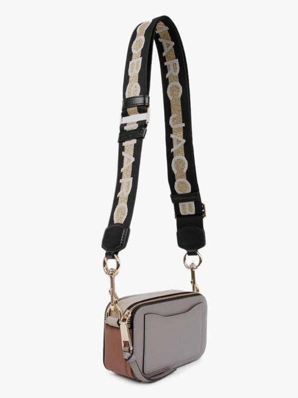 The Snapshot Logo Strap Cement Multi Leather Camera Bag