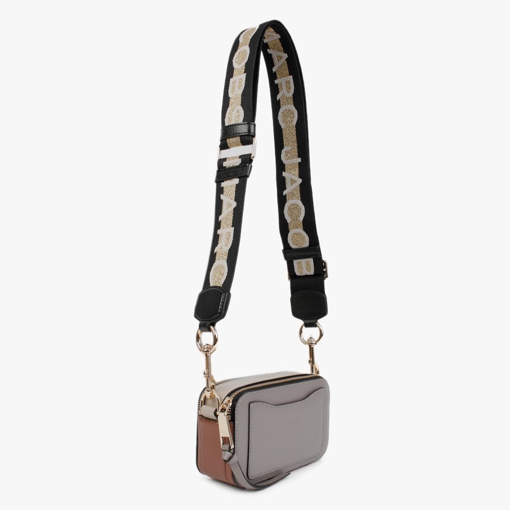 The Snapshot Logo Strap Cement Multi Leather Camera Bag