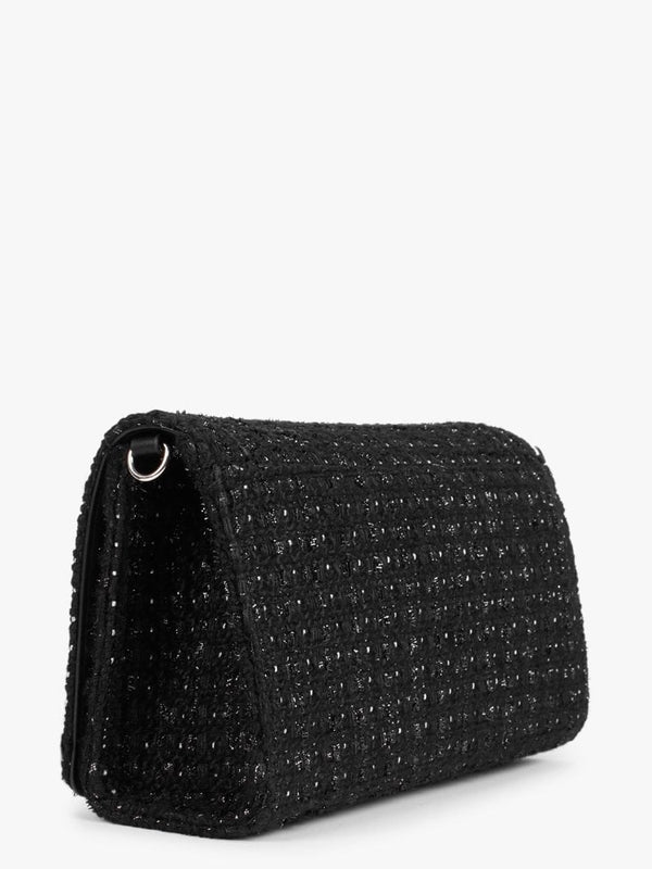 Large Edamame Black Pochette Bag