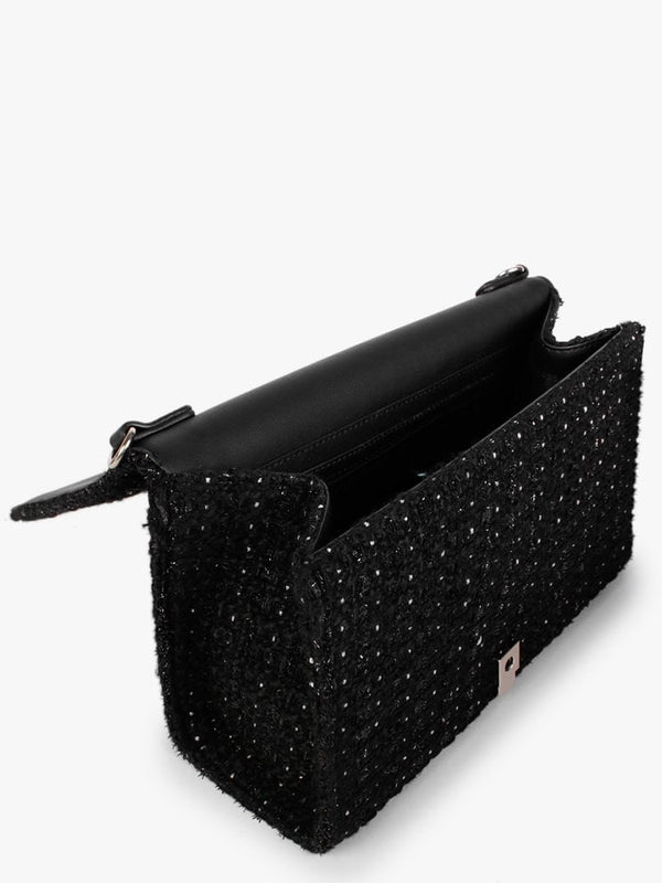 Large Edamame Black Pochette Bag
