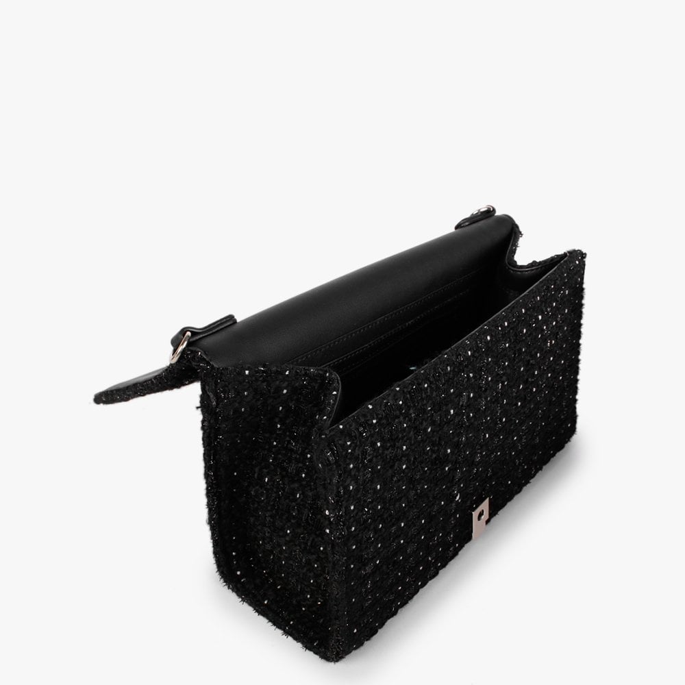 Large Edamame Black Pochette Bag