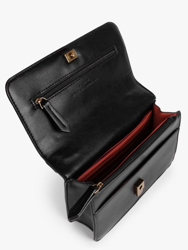 Cookie Black Satchel Bag