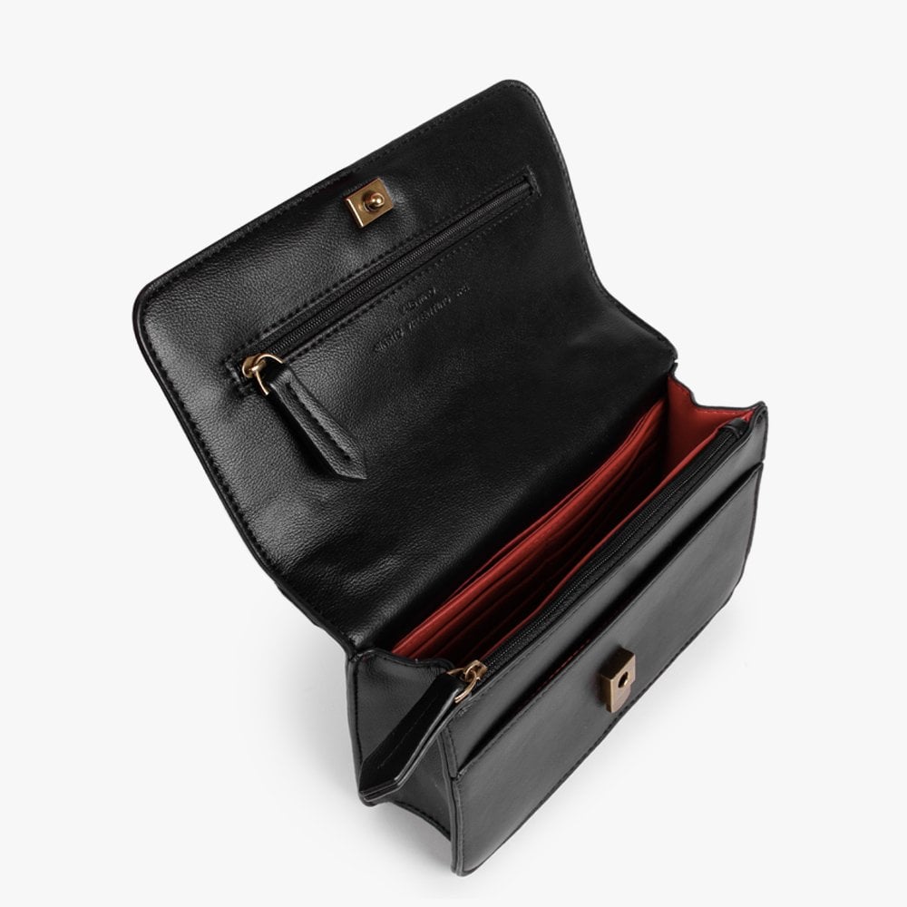 Cookie Black Satchel Bag