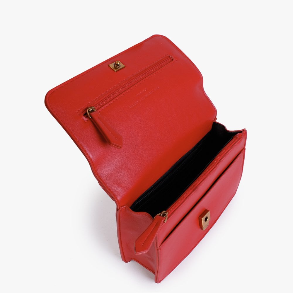 Cookie Rosso Satchel Bag