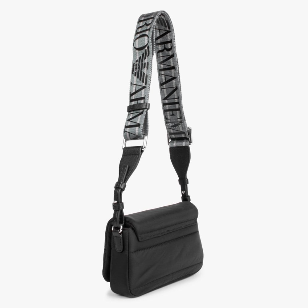 Lilly Black Nylon Wallet On A Chain Bag