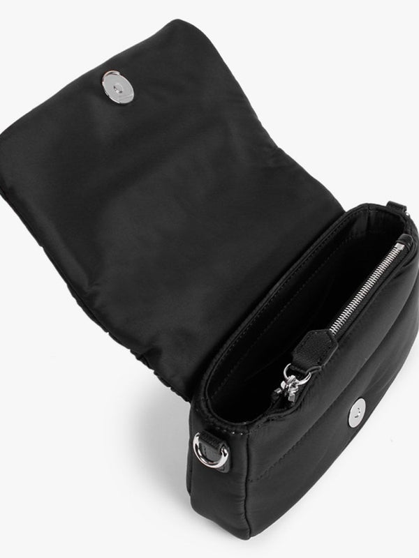 Lilly Black Nylon Wallet On A Chain Bag