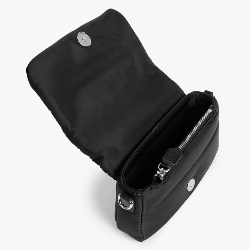 Lilly Black Nylon Wallet On A Chain Bag