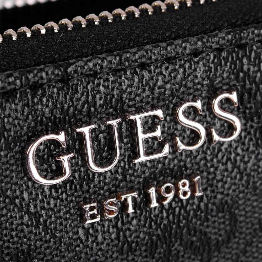 Vikky SLG Large Coal Repeat Logo Zip Around Wallet