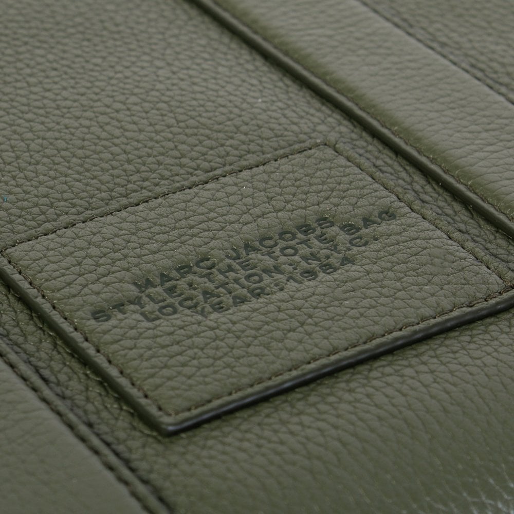The Leather Mini Bronze Green Tote Bag