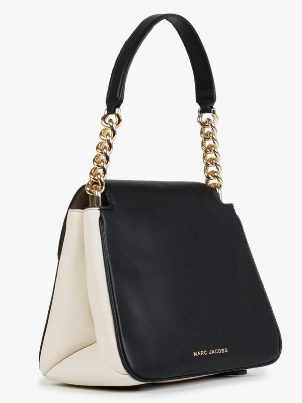 The Colourblock J Marc Chain Mini Greige Multi Satchel Bag