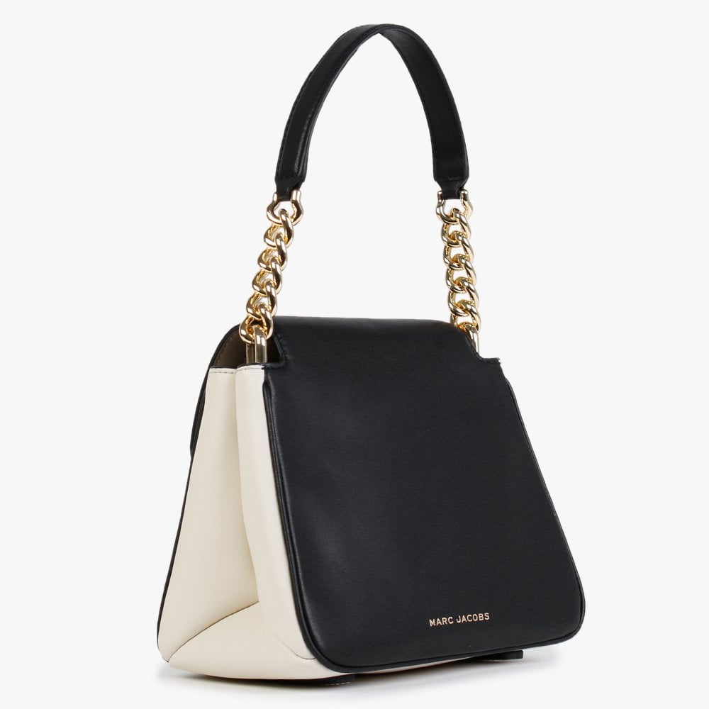 The Colourblock J Marc Chain Mini Greige Multi Satchel Bag
