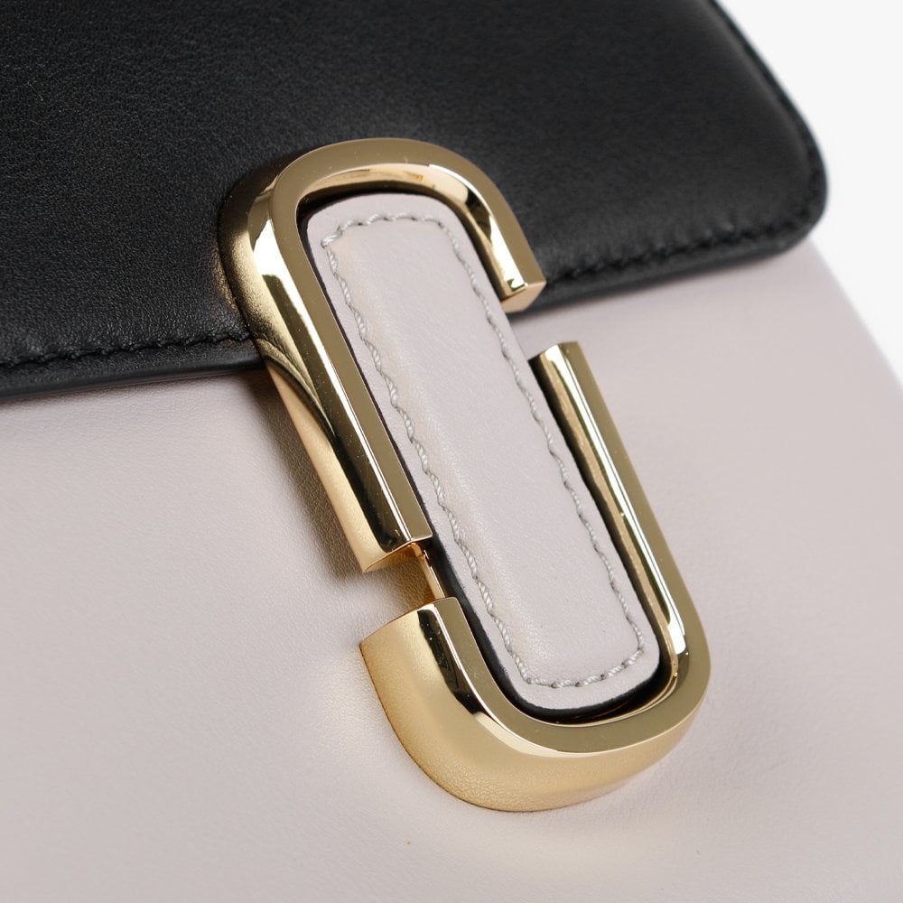 The Colourblock J Marc Chain Mini Greige Multi Satchel Bag
