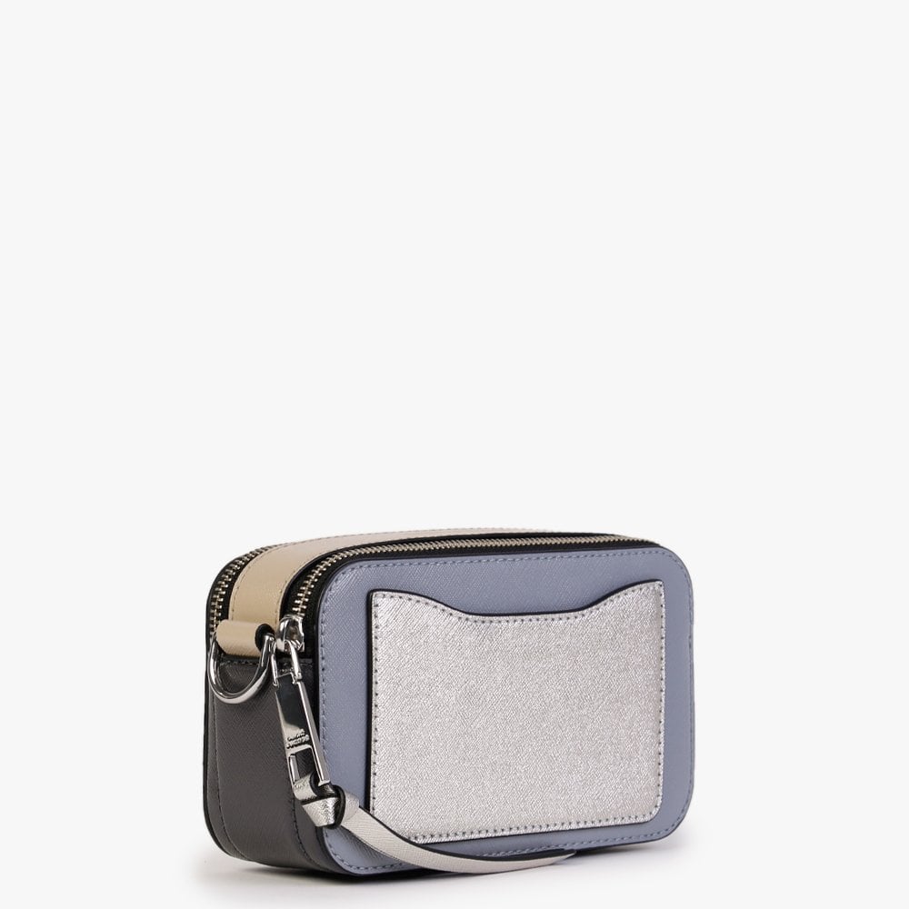 The Snapshot Logo Strap Wolf Grey Multi Leather Camera Bag