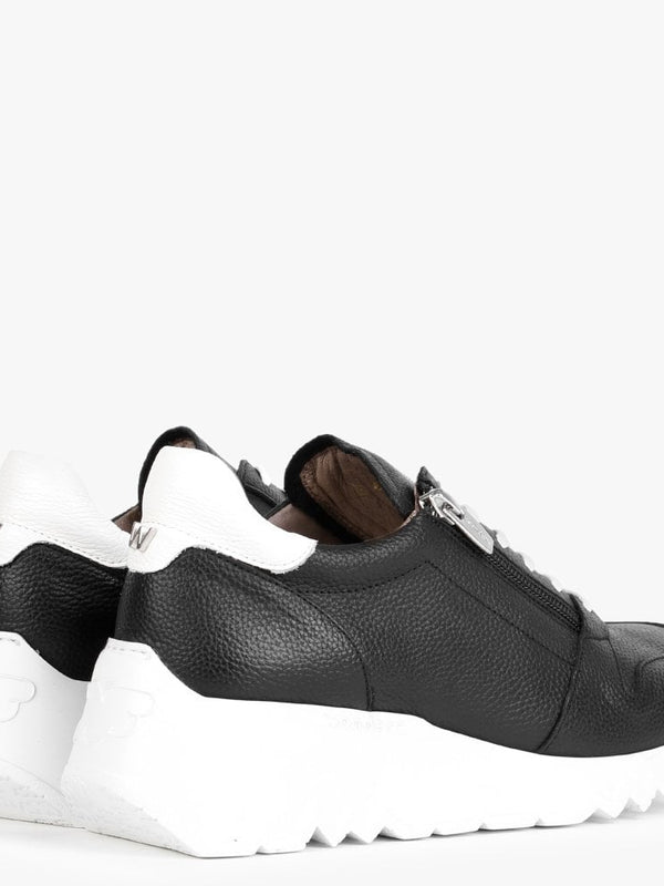 Avatar Black Leather Trainers