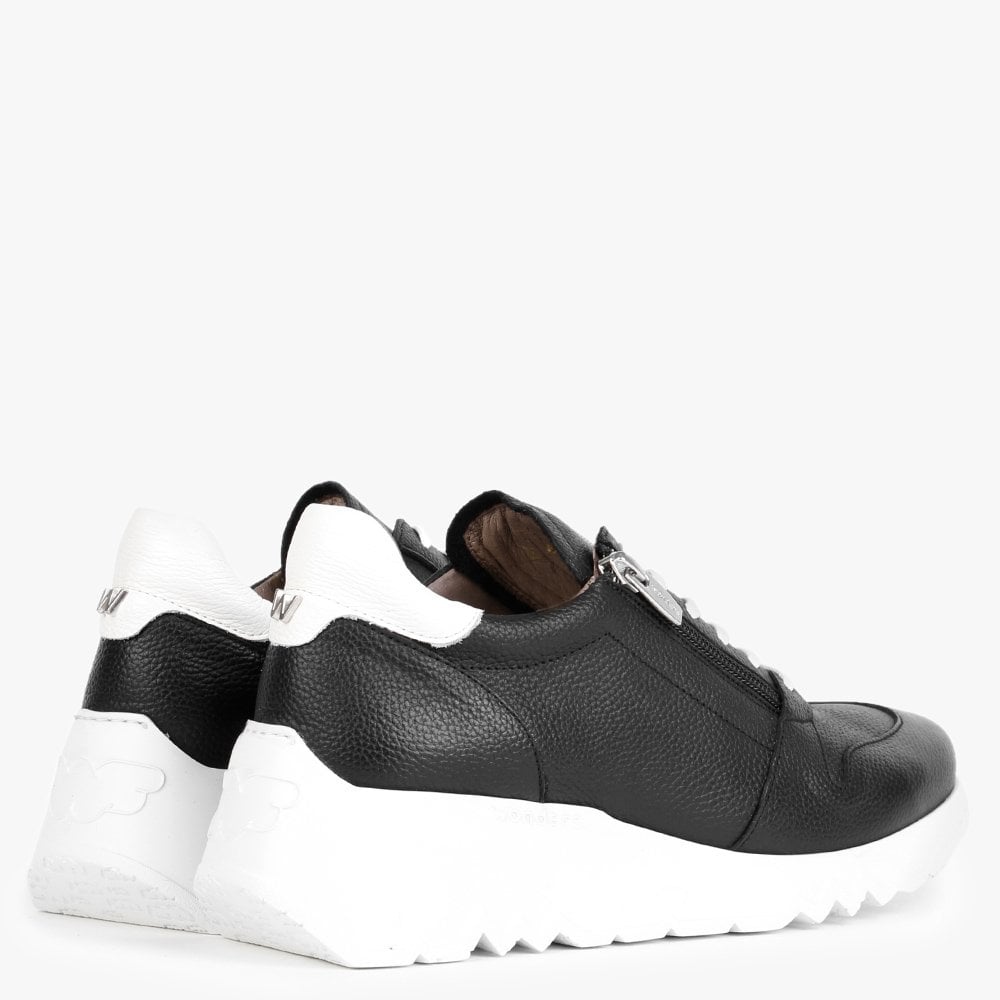 Avatar Black Leather Trainers