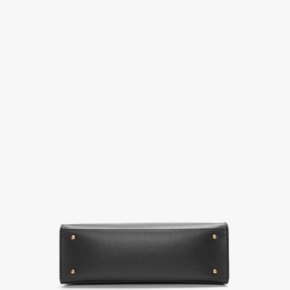 Nell Girlfriend Black Satchel Bag