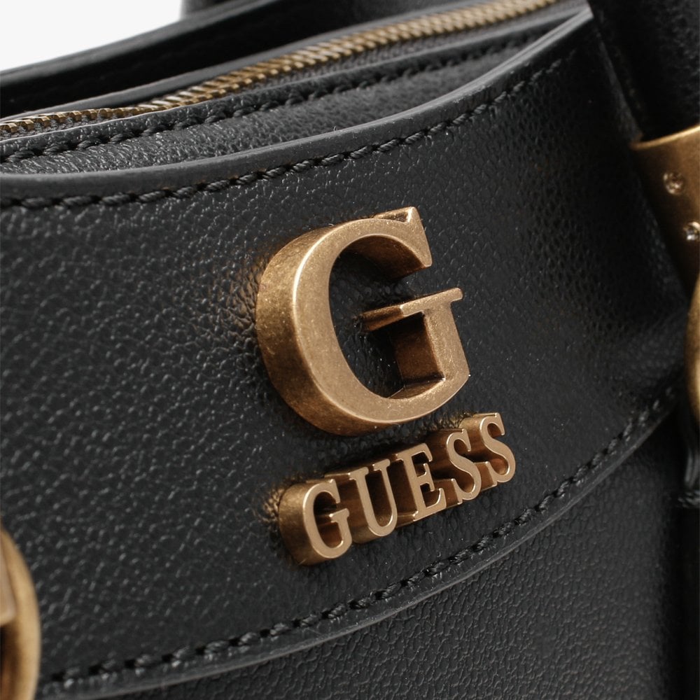 Nell Girlfriend Black Satchel Bag