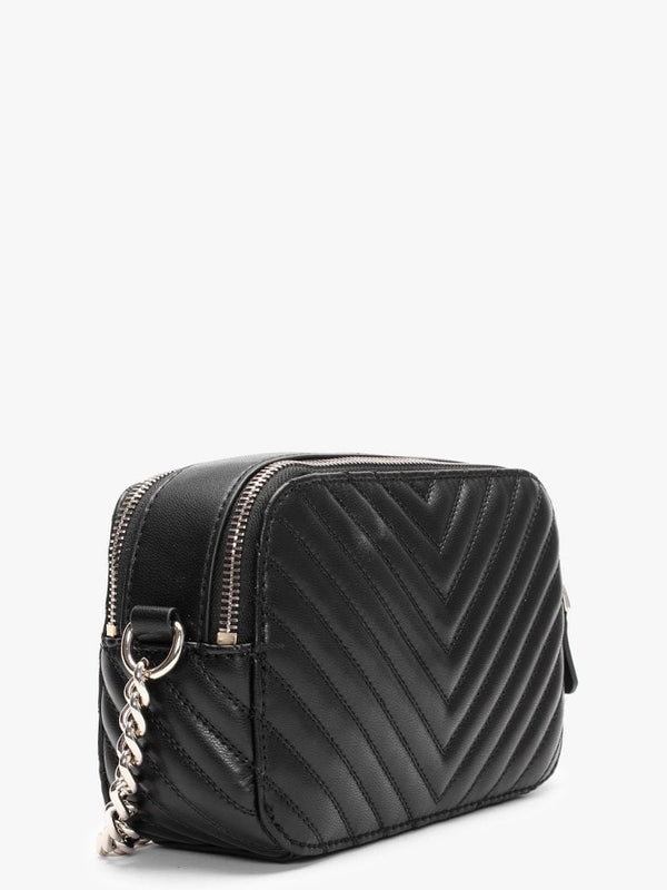 Noelle Chevron Black Cross-Body Camera Bag