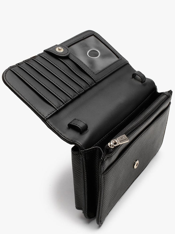 Eco Alexie Signature Black Phone Cross-Body