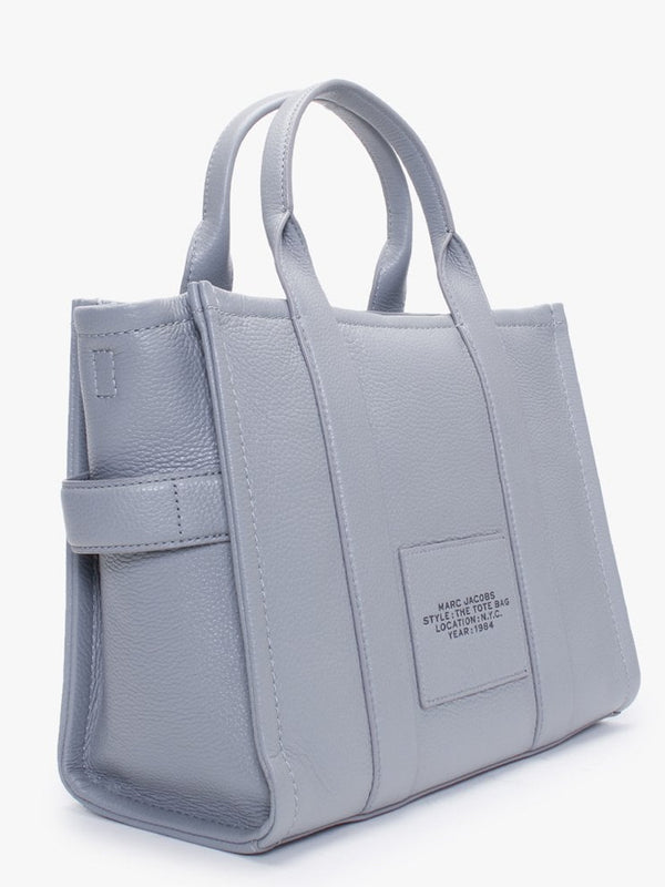 The Leather Medium Wolf Grey Tote Bag