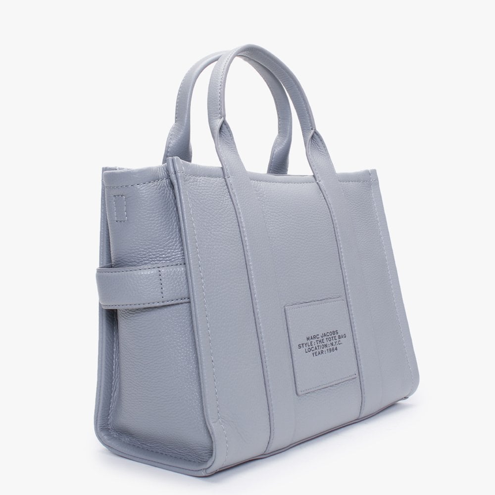 The Leather Medium Wolf Grey Tote Bag