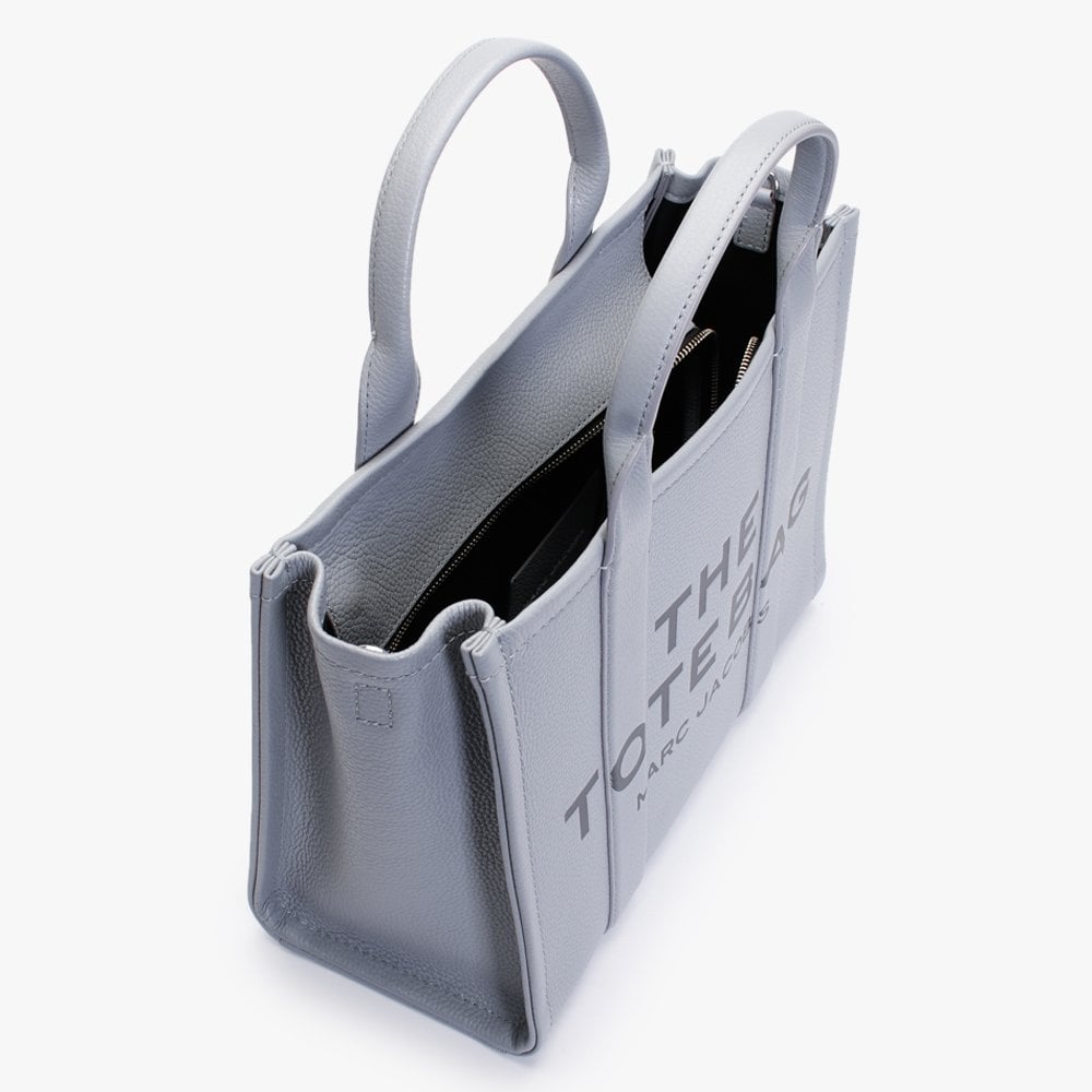 The Leather Medium Wolf Grey Tote Bag
