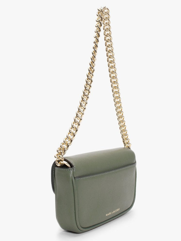 The Mini Bronze Green Leather Shoulder Bag