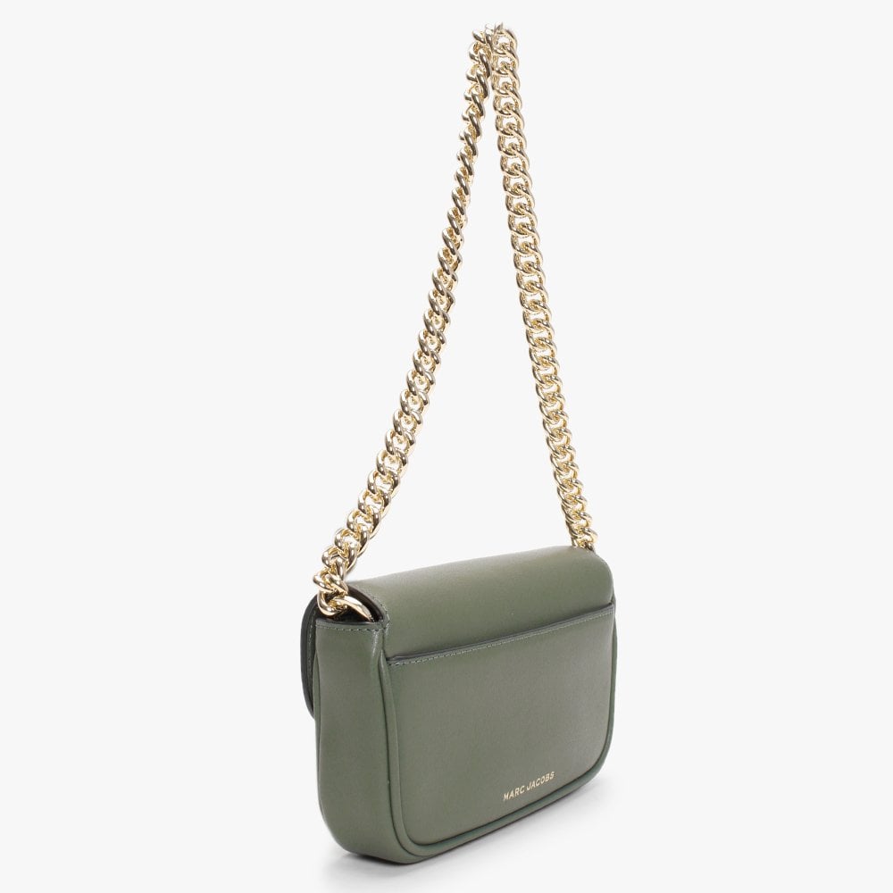 The Mini Bronze Green Leather Shoulder Bag
