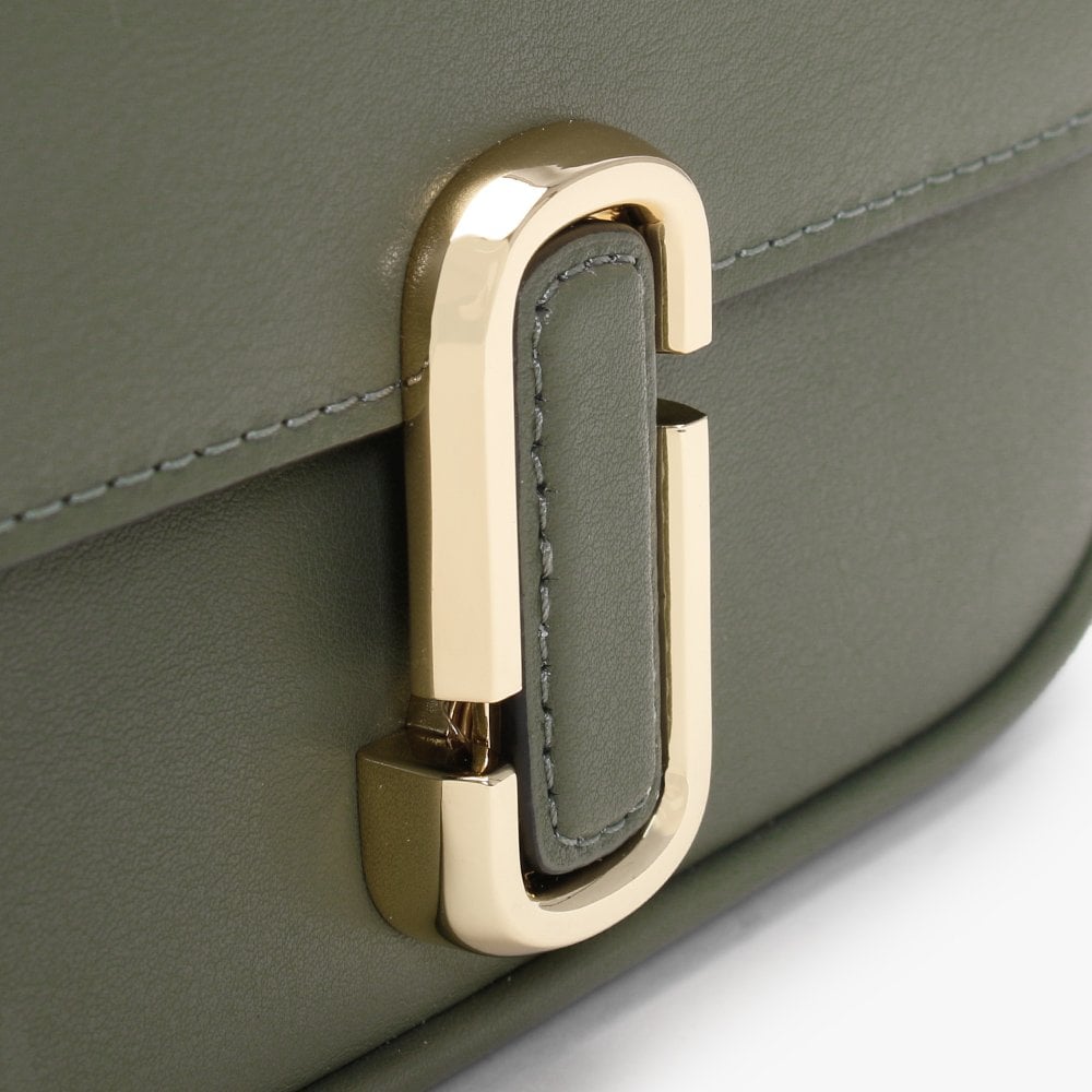 The Mini Bronze Green Leather Shoulder Bag