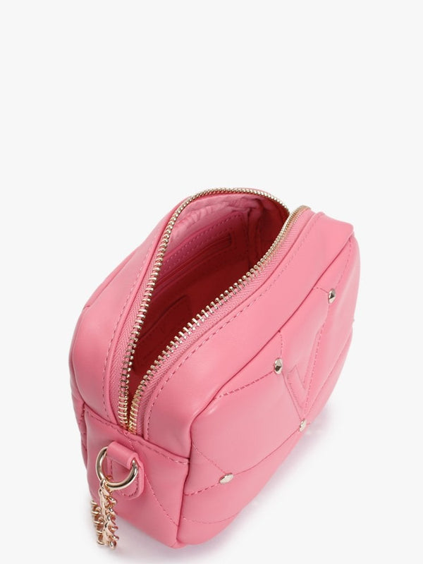 Emily Rosa Quilted Studded Cross-Body Bag
