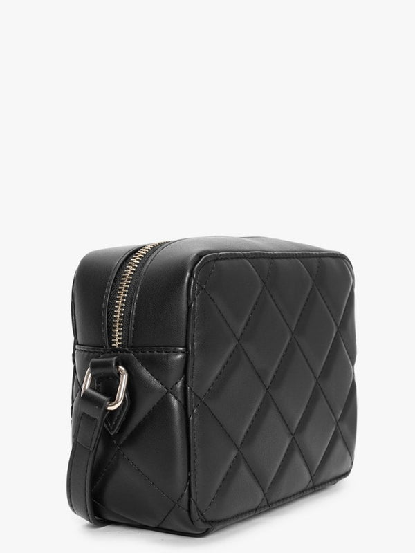 Ada Quilted Black Cross-Body Bag