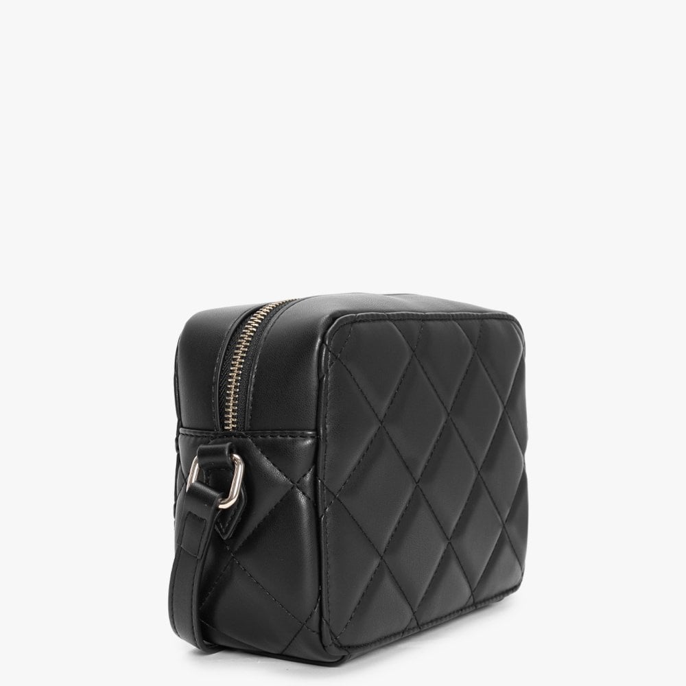 Ada Quilted Black Cross-Body Bag
