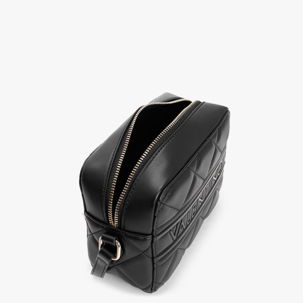 Ada Quilted Black Cross-Body Bag